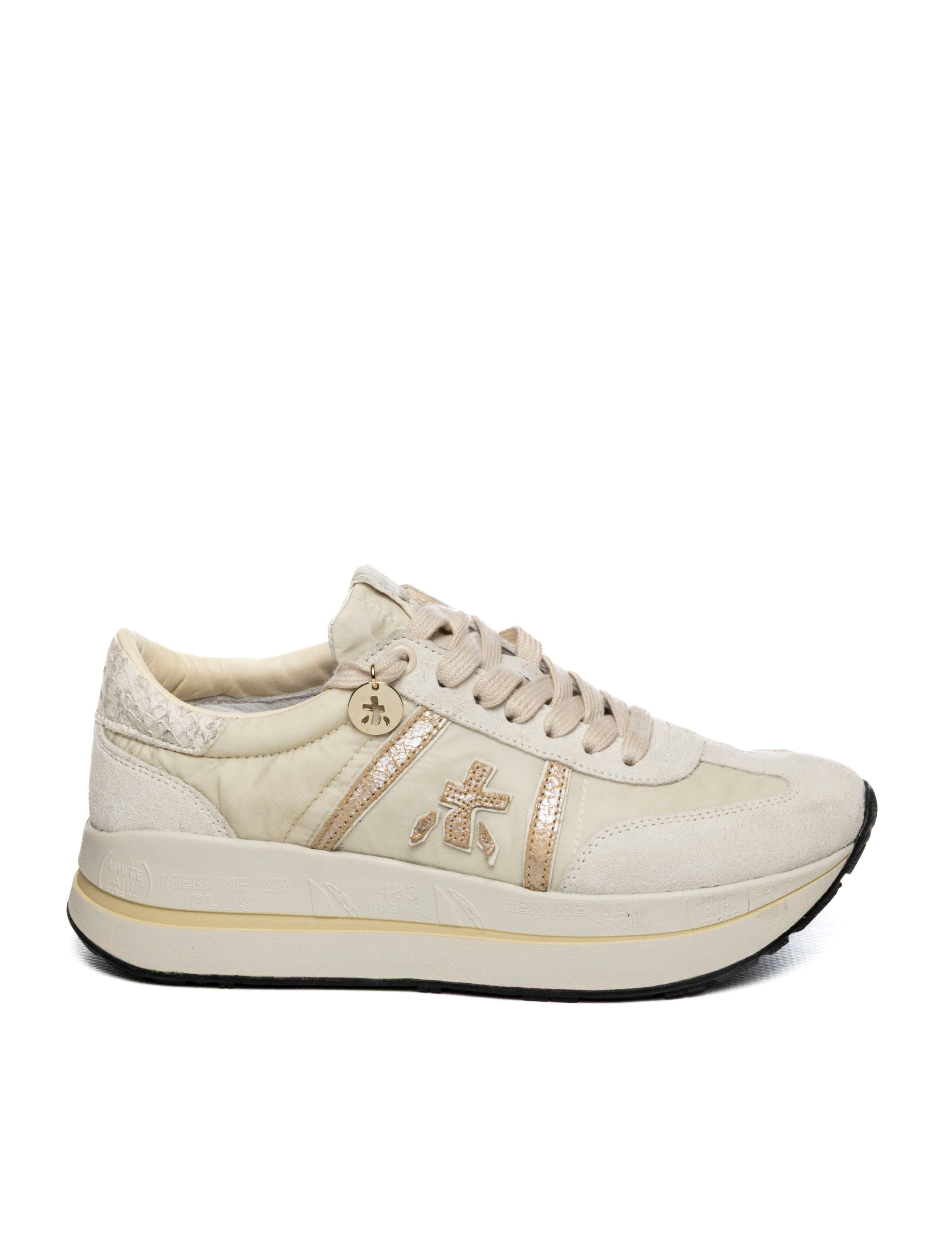 PREMIATA Sneaker bethcoin bianco/argento BETHCOIN 8145-WHITE/ARG 