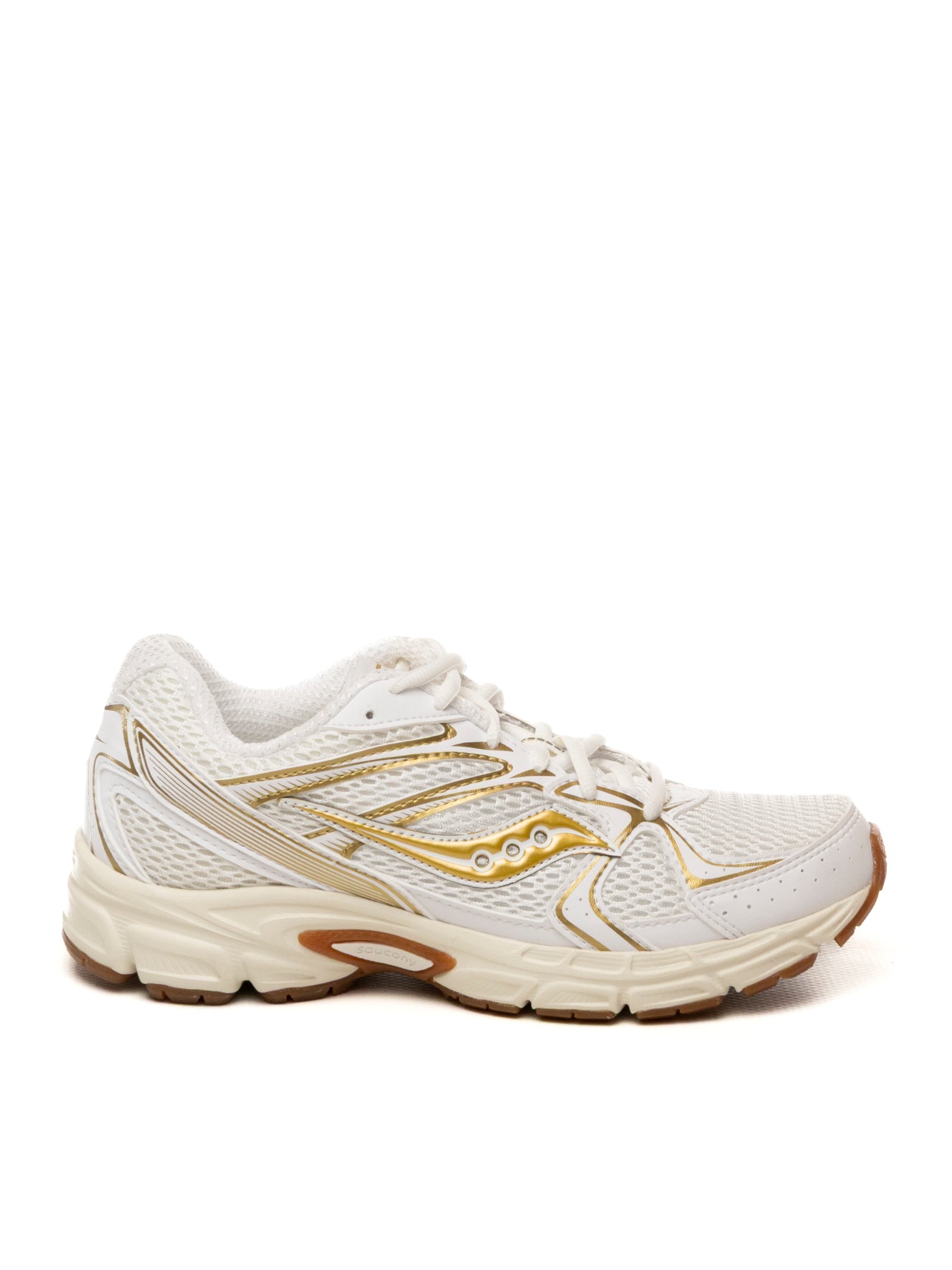 SAUCONY Sneaker millenium bianco/oro 70812-43 R.MILLENIUM-WHI/BRON 