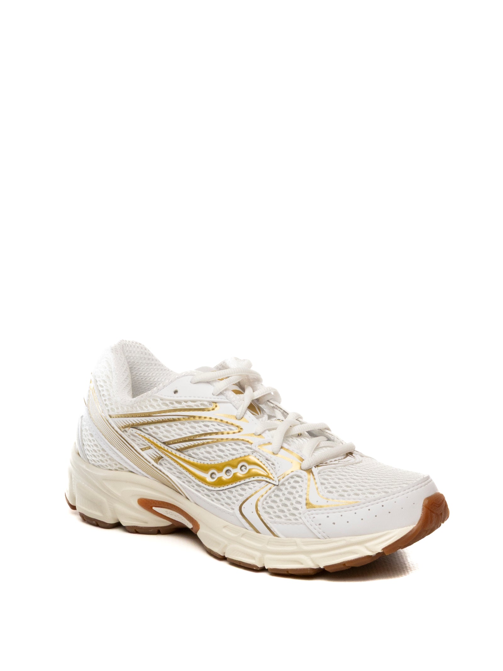 SAUCONY Sneaker millenium bianco/oro 70812-43 R.MILLENIUM-WHI/BRON 