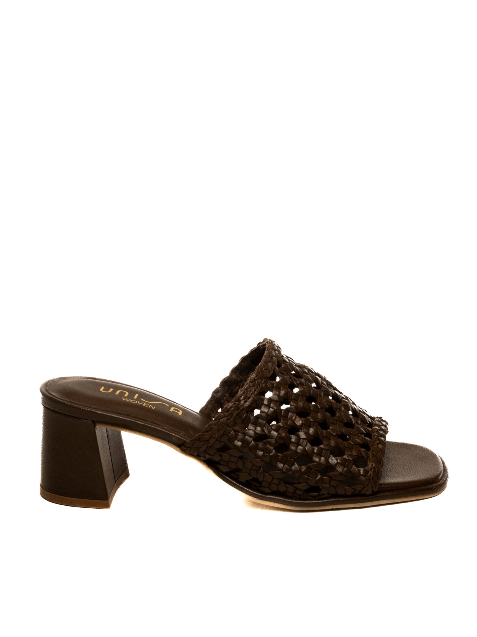 UNISA Sandalo intrecciato mabia moro MABIA PELLE-BROWN 