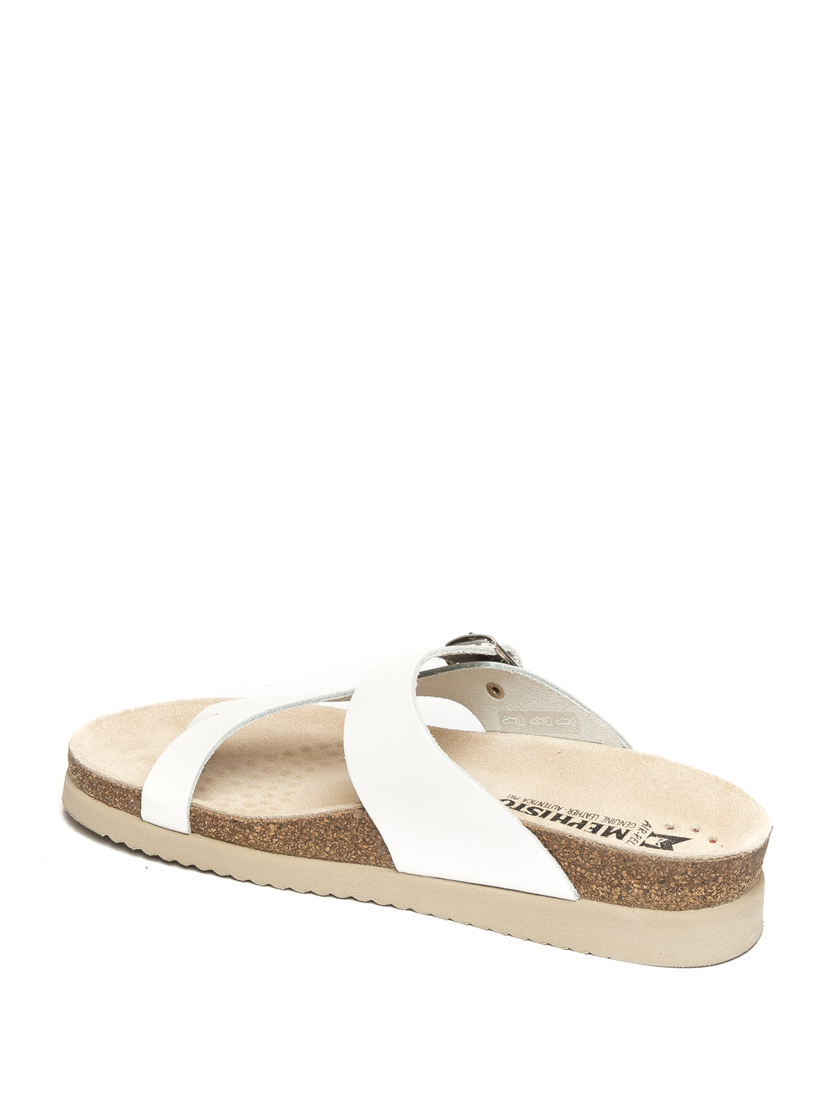 MEPHISTO Infradito helen pelle bianco HELEN SANDANYL-2830 